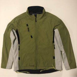 Outer Boundary Jacket Green and White Womens size Medium